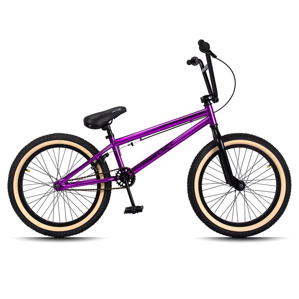 Bicicleta Aro 20 Bmx Catraca K7 Cog 9 Pçs Aço Hi-ten Gap P03 Roxo