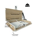 Ver imagem 2 de Fraldário Dobrável Retrátil H Amadeirado Para Berçário