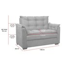 Ver imagem 2 de Sofá 2 Lugares Confortável Pequeno 140cm Small Herrero Verde