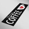 Tapete Passadeira Black Coffee Antiderrapante-Vermelho-60 x 250 - 5