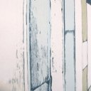 Ver imagem 3 de Papel de Parede Madeira Demolição Verde e Azul Vinilico Lavável+ Cola para Aplicação