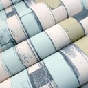Ver imagem 4 de Papel de Parede Madeira Demolição Verde e Azul Vinilico Lavável+ Cola para Aplicação
