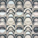 Ver imagem 2 de Papel de Parede Geométrico Estilizado Cinza Vinilico Lavável+ Cola para Aplicação