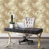Papel de Parede 3d Estilizado Bege Dourado - Império New Rustic - 181-3153 - Importado Vinílico - 2