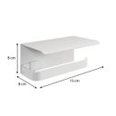 Ver imagem 3 de Kit Acessório para Banheiro Branco 6 Peças C/suporte Celular