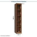 Ver imagem 5 de Guarda-Roupa Planejado 3 Peças 7 Portas Arani CabeCasa MadeiraOriginals Marrom/Cinamomo/Offwhite