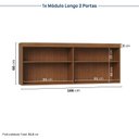 Ver imagem 6 de Guarda-Roupa Planejado 3 Peças 7 Portas Arani CabeCasa MadeiraOriginals Marrom/Cinamomo/Offwhite