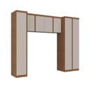 Ver imagem 2 de Guarda-Roupa Planejado 3 Peças 7 Portas Arani CabeCasa MadeiraOriginals Marrom/Cinamomo/Offwhite