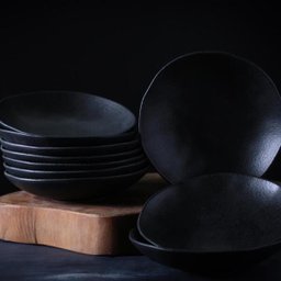 Conjunto com 6 Pratos Fundo Orgânico Carbon Ø 21,2Cm - 2