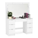 Ver imagem 4 de Penteadeira Camarim com Espelho 7 Gavetas França