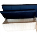 Ver imagem 4 de Canto Alemão Reto 1,20cm Fabricamos sob Medida com Baú o Rei Das Poltronas Canto Alemão Cinza