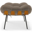 Ver imagem 6 de Poltrona Costela L02 com Puff Bouclê Bege - Lyam Decor