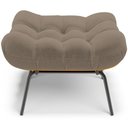 Ver imagem 7 de Poltrona Costela L02 com Puff Bouclê Bege - Lyam Decor