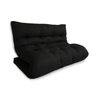 Futon 02 Lugares Slim 128x188x10cm - Cor Preto FUTON BRASIL - 3