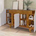 Ver imagem 5 de Balcão Buffet 4 Portas Tamisa 160 cm Off White Cinamomo Bechara