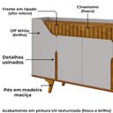 Ver imagem 3 de Balcão Buffet 4 Portas Tamisa 160 cm Off White Cinamomo Bechara