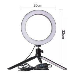 Iluminador Ring Light De Led Para Foto E Vídeo 72 Leds 8 Pol - 3