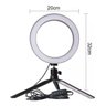 Iluminador Ring Light De Led Para Foto E Vídeo 72 Leds 8 Pol - 3
