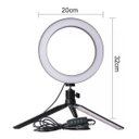 Ver imagem 3 de Iluminador Ring Light De Led Para Foto E Vídeo 72 Leds 8 Pol