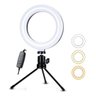 Iluminador Ring Light De Led Para Foto E Vídeo 72 Leds 8 Pol - 1