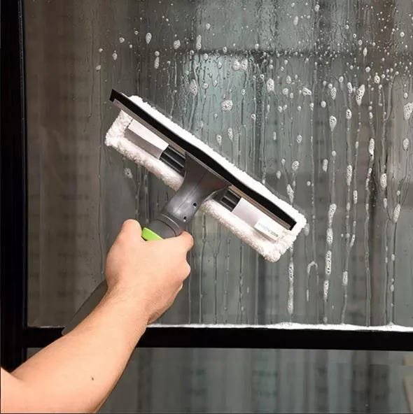 Rodo Esfregão Limpa Vidros Spray Limpeza 3em1 Com Borrifador - 6
