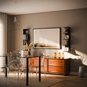 Ver imagem 3 de Prateleira de Canto Lyra 4 Nichos Decorativos Preto para Sala Quarto Livros