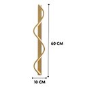 Ver imagem 3 de Arandela Led Struve 15w 3000k Branco Quente Ip20 Dourado