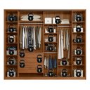 Ver imagem 3 de Guarda Roupa Casal Laredo 4 Portas com Espelho Nogueira Nude Demartêz