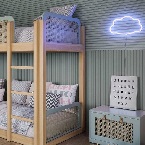 Painel Meu Rodape 10x1 Ripado Play Verde Rpdol10 (rolo 2,5m)