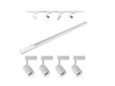 Ver imagem 1 de Trilho Eletrificado 1m + 4 Spot Led 7w Branco Luz Fria