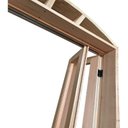 Ver imagem 4 de Porta Balcão Pantográfica Semi-panorâmica em Arco Padrão Cedro Bat.14 Cm-2.35(a)x1.20(l)