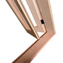 Ver imagem 5 de Porta Balcão Pantográfica Semi-panorâmica em Arco Padrão Cedro Bat.14 Cm-2.35(a)x1.20(l)