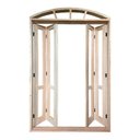 Ver imagem 2 de Porta Balcão Pantográfica Semi-panorâmica em Arco Padrão Cedro Bat.14 Cm-2.35(a)x1.20(l)