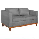 Ver imagem 2 de Sofá 3 Lugares Europa 180 cm Estilo Conforto e Elegância Suede - Doce Sonho Móveis