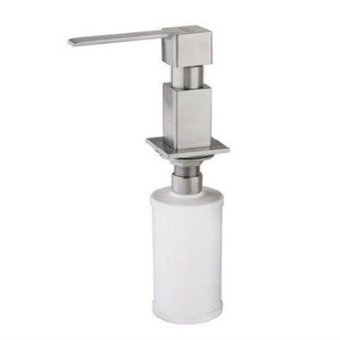 Dosador de Sabão Franke Quadrado 330ml de Sobrepor em Aço Inox Escovado 13320