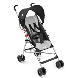 Carrinho De Bebê Guarda-Chuva Venice 6M-15kg Multikids Baby Preto/Cinza - BB338 BB338 - 1