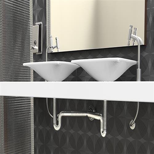 Sifão Tubo Extensivo Duplo Universal Blukit 031601-412 - 2