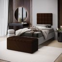 Ver imagem 1 de Kit Painel Rana 100 e Calçadeira Alpha Veludo Aradecor