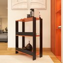 Ver imagem 7 de Aparador Cantinho do Café para Hall de Entrada ou Cozinha - Preto com Nature