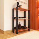 Ver imagem 4 de Aparador Cantinho do Café para Hall de Entrada ou Cozinha - Preto com Nature