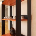 Ver imagem 5 de Aparador Cantinho do Café para Hall de Entrada ou Cozinha - Preto com Nature