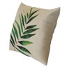 Capa Almofada Bege Estampa Ramo Palmeira Camedórea Elegante - 2