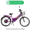 Bicicleta Elétrica - Aro 24 - Duos Confort - 800w Lithium - Violeta - Duos Bikes - 2