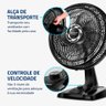 Ventilador de Mesa Mondial Turbo 8 Pás Nvt-40-8p-b - 40cm 127v - 5