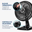 Ver imagem 5 de Ventilador de Mesa Mondial Turbo 8 Pás Nvt-40-8p-b - 40cm 127v