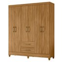 Ver imagem 1 de Guarda Roupa Casal Panama 6p 153 Cm Freijo Moval