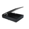 Cama Box Casal Baú Macbox Veludo Preto sem Colchão - 1