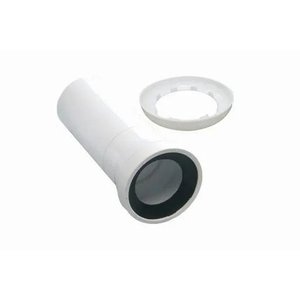 Tubo de Ligação para Bacia Sanitaria Saida Horizontal Branco