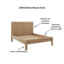 Ver imagem 3 de Cama Queen Madeira Maciça 3309u Nest Tauari Finestra