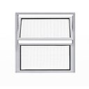 Ver imagem 2 de Basculante - 1 Seção - Alumínio Branco 1,00 x 1,00